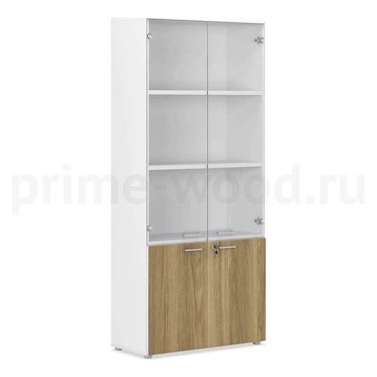Шкаф высокий комбинированный